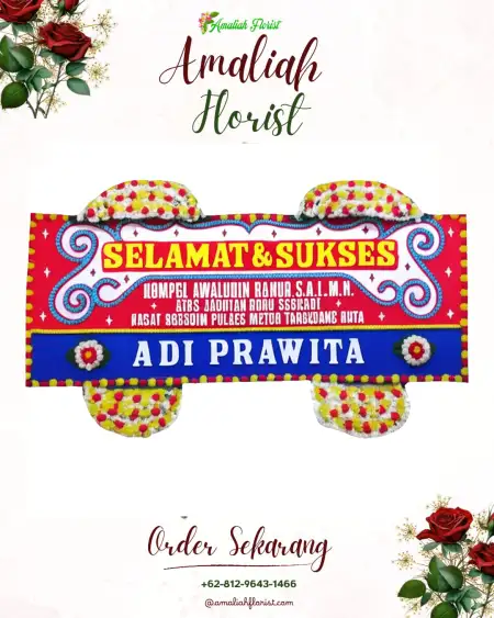 Papan Bunga Ucapan Selamat Parikesit